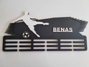 Medinė medalių kabykla Futbolas3