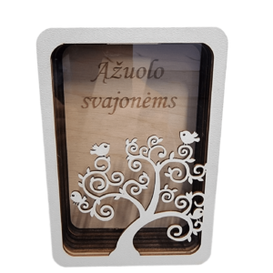 Medinė taupyklė Medis