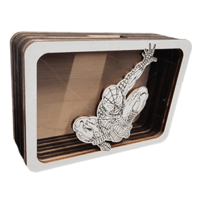 Medinė taupyklė Žmogus Voras su vardu