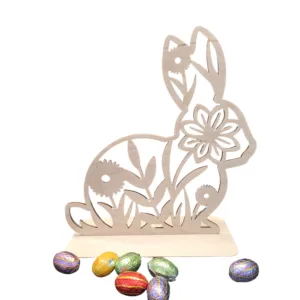 Velykinė dekoracija Zuikis1 (medžio spalvos)